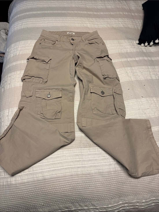 Garage Pants - Garage Beige Utility Cargo Pants size 0